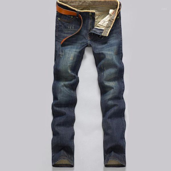 men autumn winter jeans causual pants pockets thick warm modern straight fell length clothes brand slim solid popular, Blue
men autumn winter jeans causual pants pockets thick warm modern straight fell length clothes brand slim solid popular, Blue