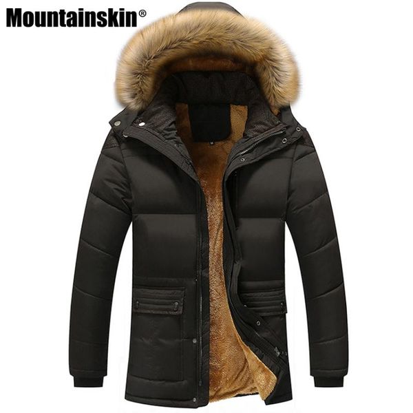 mountainskin winter men's jackets thick fleece 5xl fur collar hooded men's coats casual jacket male outerwear windproof sa390, Black;brown
mountainskin winter men's jackets thick fleece 5xl fur collar hooded men's coats casual jacket male outerwear windproof sa390, Black;brown