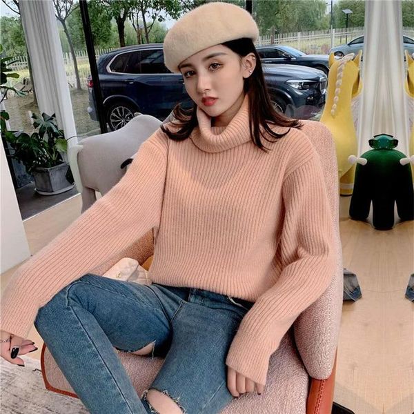 women's sweaters autumn winter knitted turtleneck sweater women thick long oversized solid cashmere pullovers korean, White;black
women's sweaters autumn winter knitted turtleneck sweater women thick long oversized solid cashmere pullovers korean, White;black