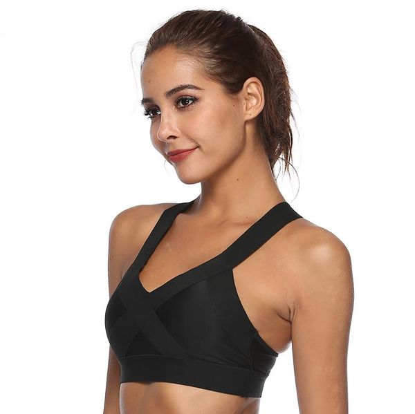 gym clothing sports bra crop fitness women solid color sportswear feminine breathab for running underwear push up lingerie, White;black
gym clothing sports bra crop fitness women solid color sportswear feminine breathab for running underwear push up lingerie, White;black