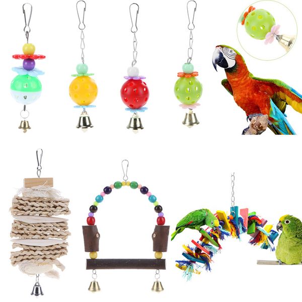 parrot toys plastic pet bird bites climb chew toy with bell hanging cockatiel parakeet climb chewing bird toys pet products
parrot toys plastic pet bird bites climb chew toy with bell hanging cockatiel parakeet climb chewing bird toys pet products