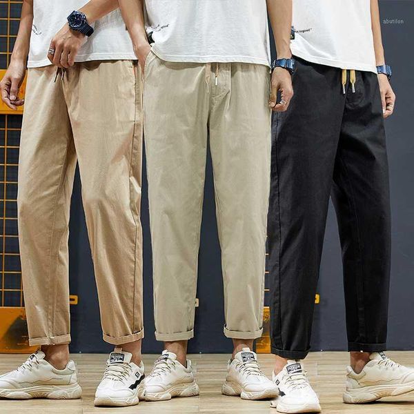men's pants 2021 men's summer casual trousers elastic waist ankle-length elasticated with drawstring1, Black
men's pants 2021 men's summer casual trousers elastic waist ankle-length elasticated with drawstring1, Black