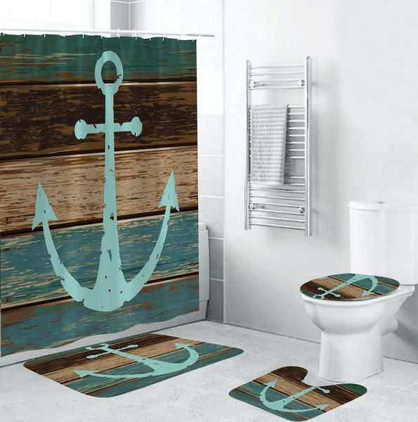 anchor printed pattern shower curtain pedestal rug lid toilet cover mat bath mat set bathroom curtains with hooks
anchor printed pattern shower curtain pedestal rug lid toilet cover mat bath mat set bathroom curtains with hooks