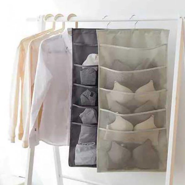 storage boxes & bins hanging closet bag oxford cloth wall dormitory double sided underwear socks 15 grid foldable
storage boxes & bins hanging closet bag oxford cloth wall dormitory double sided underwear socks 15 grid foldable