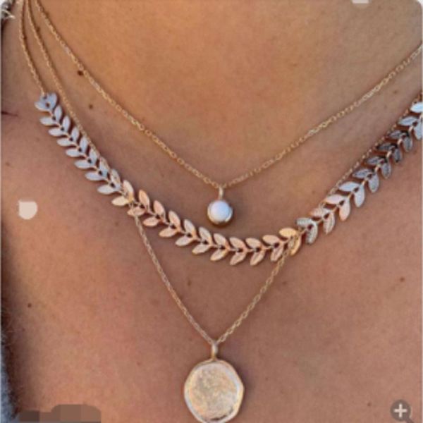 brling new 2020 fashion ins vintage chain pendant choker crystals wheat ears leaves alloy necklace for women girls gifts party, Golden;silver
brling new 2020 fashion ins vintage chain pendant choker crystals wheat ears leaves alloy necklace for women girls gifts party, Golden;silver