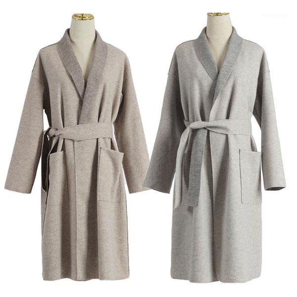 ethnic clothing women wool blends duster trench coat long sleeve wrap outer with belt casual turn-down collar winter cardigan kimono1, Red
ethnic clothing women wool blends duster trench coat long sleeve wrap outer with belt casual turn-down collar winter cardigan kimono1, Red