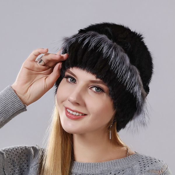 new style warm winter women's mink imported with little flowers surround the hat made of rabbit and lower fox skin, Blue;gray
new style warm winter women's mink imported with little flowers surround the hat made of rabbit and lower fox skin, Blue;gray