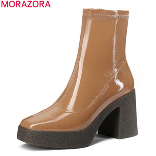 boots morazora 2021 arrival autumn winter women fashion platform ankle solid color party shoes, Black
boots morazora 2021 arrival autumn winter women fashion platform ankle solid color party shoes, Black
