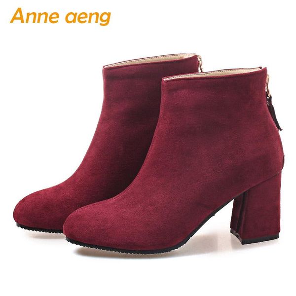 2021 new spring autumn women boots high square heels zip ankle boots round toe office ladies beige woman shoes big size 33-46, Black
2021 new spring autumn women boots high square heels zip ankle boots round toe office ladies beige woman shoes big size 33-46, Black