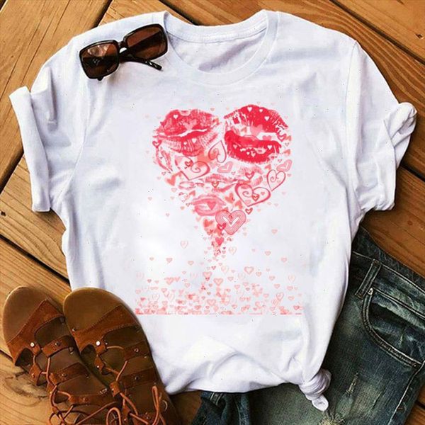 lips heart print t shirt new fashion women t shirt harajuku female short sleeve casual tee kiss love, White
lips heart print t shirt new fashion women t shirt harajuku female short sleeve casual tee kiss love, White