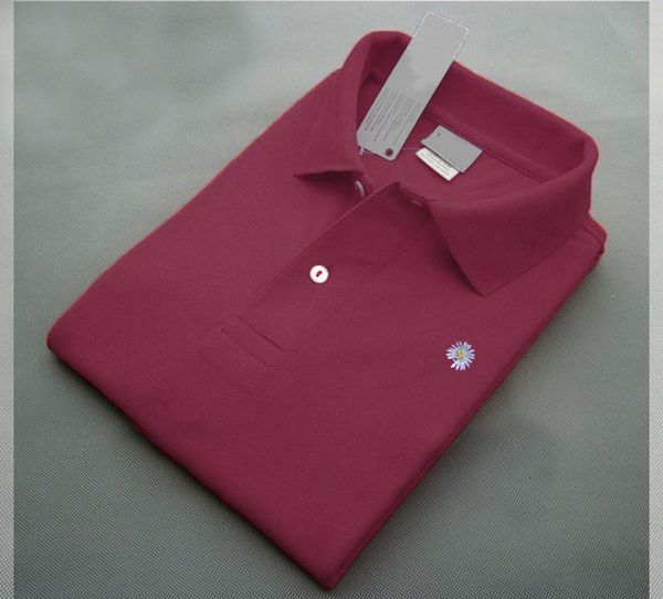 casual short-sleeved small daisy fashion business men's clothing polo shirt, White;black
casual short-sleeved small daisy fashion business men's clothing polo shirt, White;black