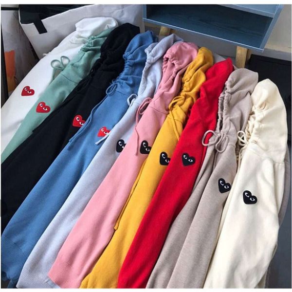 chuanjiuchao bowling play women's knitting short embroidered love hooded sweater, White
chuanjiuchao bowling play women's knitting short embroidered love hooded sweater, White
