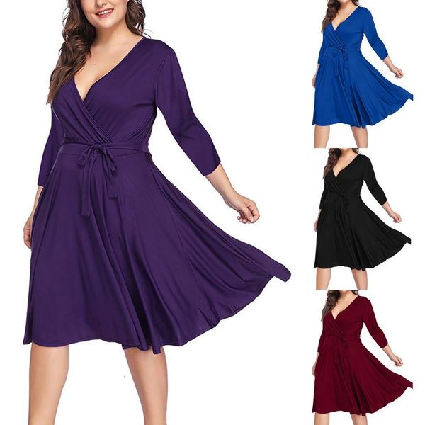 autumn dress women's plus size 5xl casual v-neck solid seven-quarter sleeve sashes fashion high waist dress hip, Black;gray
autumn dress women's plus size 5xl casual v-neck solid seven-quarter sleeve sashes fashion high waist dress hip, Black;gray