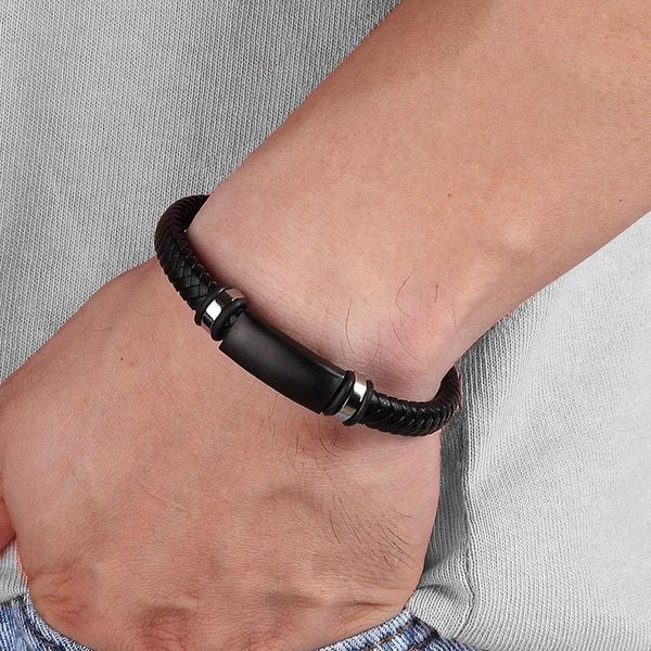 xqni new luxury stainless steel accessories genuine leather combination 3 colors men bracelets woven bracelet for men birthday h bbyeul, Golden;silver
xqni new luxury stainless steel accessories genuine leather combination 3 colors men bracelets woven bracelet for men birthday h bbyeul, Golden;silver