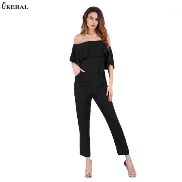 women's jumpsuits & rompers miss fashion jumpsuit women off shoulder elegant romper summer bodysuit beach slim loose playsuits for wome, Black;white
women's jumpsuits & rompers miss fashion jumpsuit women off shoulder elegant romper summer bodysuit beach slim loose playsuits for wome, Black;white