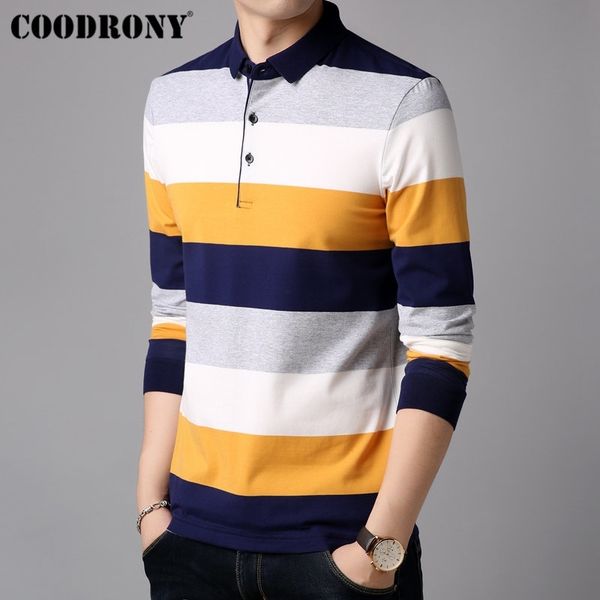 coodrony long sleeve t shirt men striped casual streetwear tshirt soft cotton tee shirt homme turn-down collar t-shirt men 95012 201203, White;black
coodrony long sleeve t shirt men striped casual streetwear tshirt soft cotton tee shirt homme turn-down collar t-shirt men 95012 201203, White;black