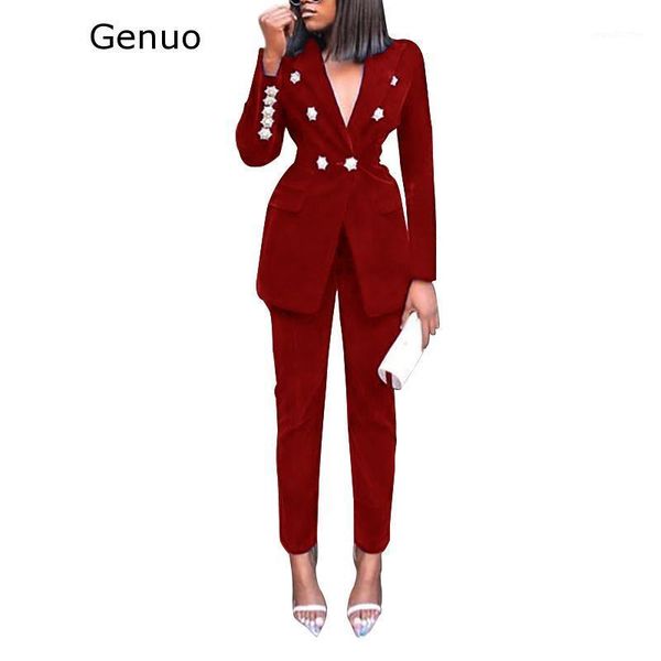 two piece dress genuo women 2 set and pants 2021 summer arrivals rhinestone long sleeve suit office blue high waist set1, White
two piece dress genuo women 2 set and pants 2021 summer arrivals rhinestone long sleeve suit office blue high waist set1, White