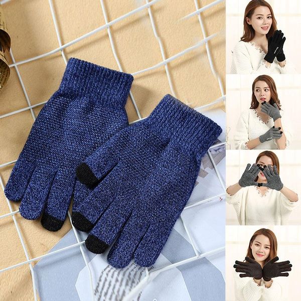 knitting woolen warm mittens knitted touch screen full finger couple non-slip gloves outdoor soft women men gloves, Blue;gray
knitting woolen warm mittens knitted touch screen full finger couple non-slip gloves outdoor soft women men gloves, Blue;gray