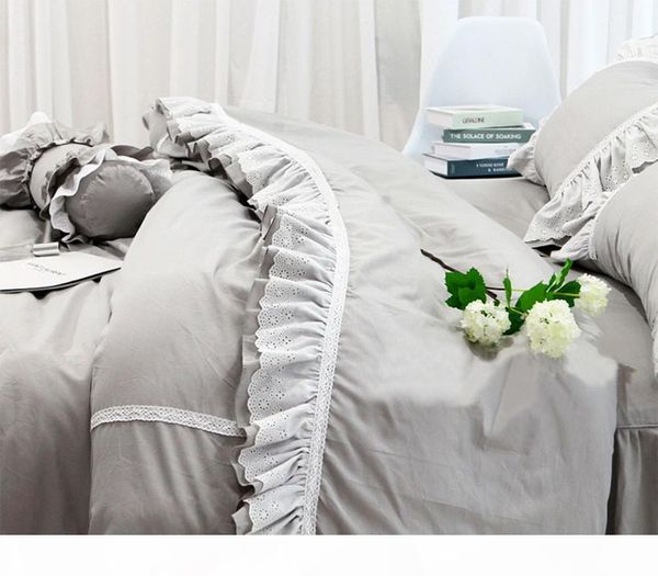 luxury princess lace grey bedding set girl,full king cotton elegant double home textile bedspread pillow case duvet cover
luxury princess lace grey bedding set girl,full king cotton elegant double home textile bedspread pillow case duvet cover