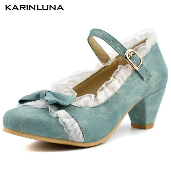 dress shoes fashionable women drop gothic style mary janes ankle straps lace bowknot chunky heels female pumps, Black
dress shoes fashionable women drop gothic style mary janes ankle straps lace bowknot chunky heels female pumps, Black