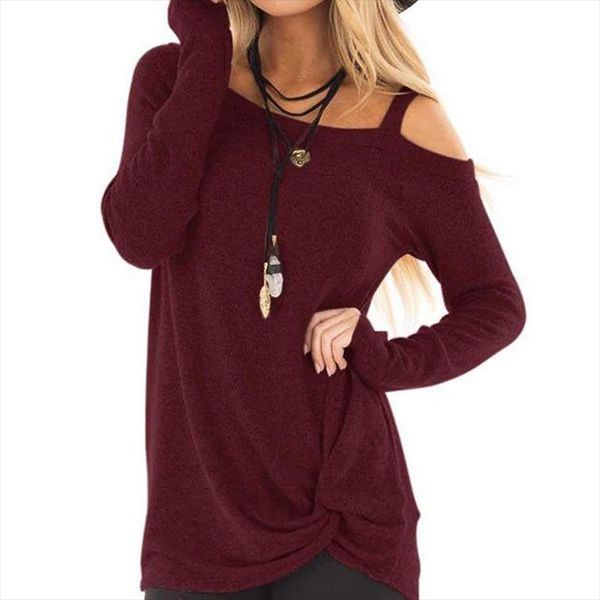 womens sweaters long sleeve crewneck strapless shoulder pullovers solid color casual tunic blouses solid color twisted, White;black
womens sweaters long sleeve crewneck strapless shoulder pullovers solid color casual tunic blouses solid color twisted, White;black