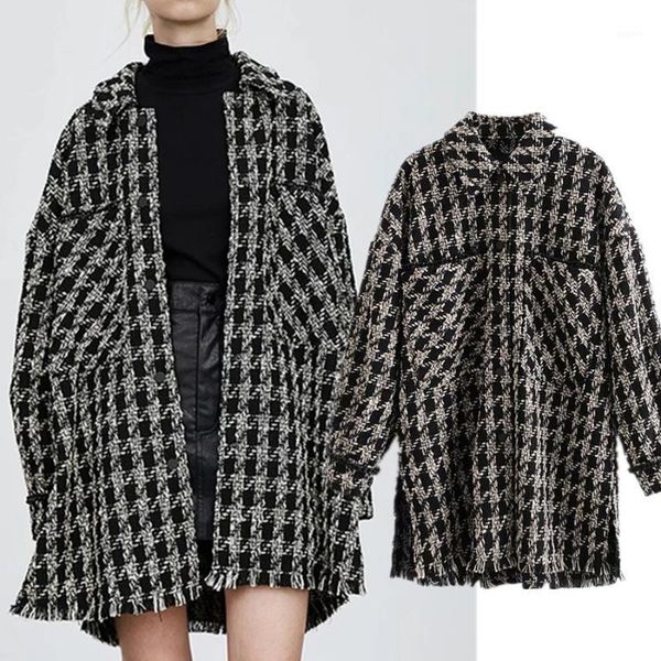 withered 2021 ins blogger vintage pockets oversize boyfriend tweed long jacket women casaco feminino jaqueta feminina coat women1, Black;brown
withered 2021 ins blogger vintage pockets oversize boyfriend tweed long jacket women casaco feminino jaqueta feminina coat women1, Black;brown