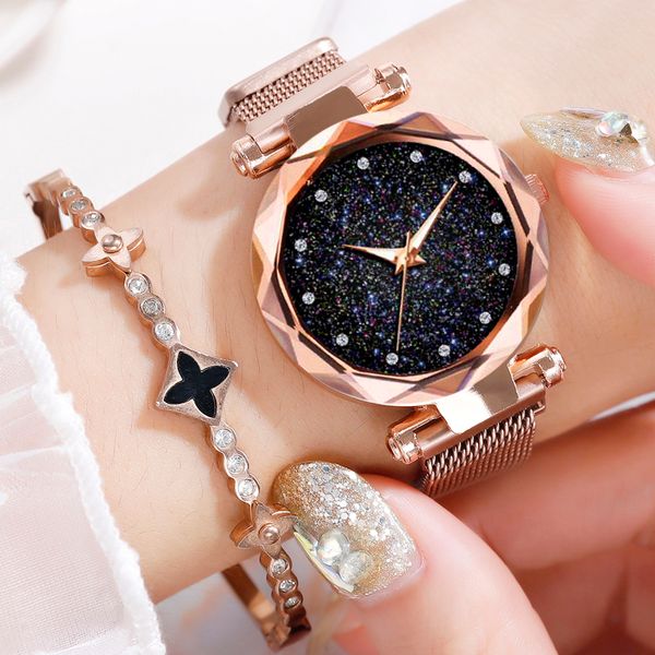 luxury women watches mesh ladies clock magnet buckle starry diamond geometric surface casual dress quartz wristwatch fashion design, Slivery;brown
luxury women watches mesh ladies clock magnet buckle starry diamond geometric surface casual dress quartz wristwatch fashion design, Slivery;brown