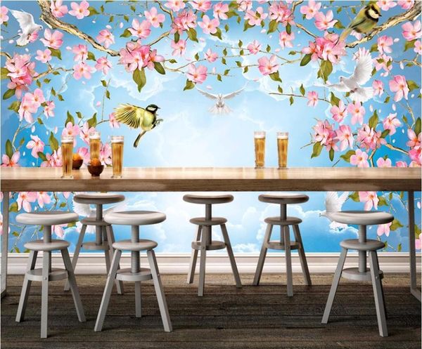wallpapers 3d wallpaper custom mural flowers and birds sky clouds painting wall murals for walls 3 d living room home decor
wallpapers 3d wallpaper custom mural flowers and birds sky clouds painting wall murals for walls 3 d living room home decor