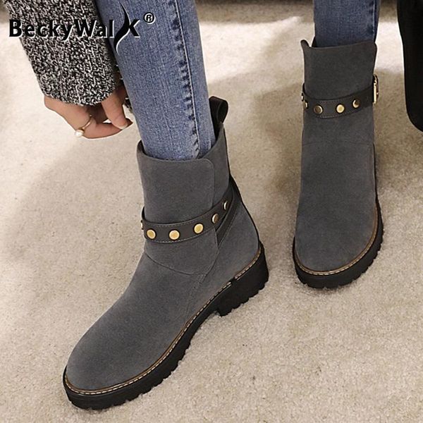 boots autumn winter women belt buckle low heels short botas casual shoes plus size 41 42 43 mujer wsh3695, Black
boots autumn winter women belt buckle low heels short botas casual shoes plus size 41 42 43 mujer wsh3695, Black