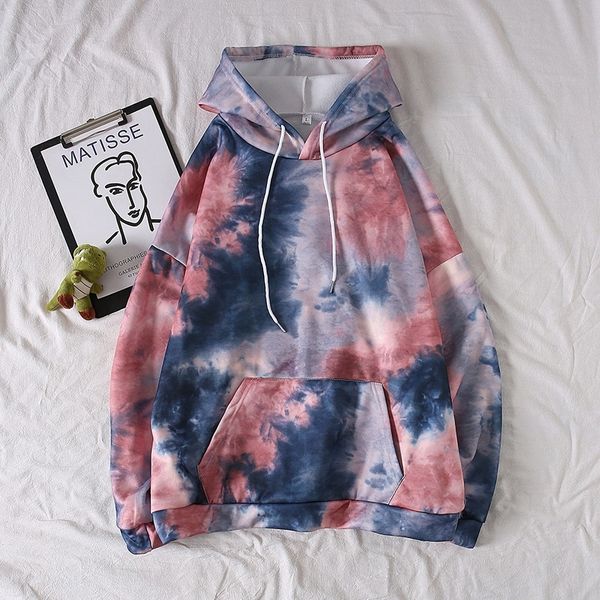 cotton colorful women hoodies oversized clothes tie dye printed long sleeve hooded women's korean loose pullover sweatshirt 201203, Black
cotton colorful women hoodies oversized clothes tie dye printed long sleeve hooded women's korean loose pullover sweatshirt 201203, Black