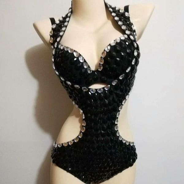 sparkly crystals backless bra bodysuit 2 pieces set women's nightclub bar dance costume evening stage performance wear, Black;red
sparkly crystals backless bra bodysuit 2 pieces set women's nightclub bar dance costume evening stage performance wear, Black;red