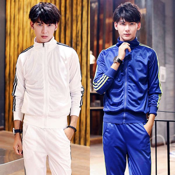 sportswear a sweater long sleeve pants set casual men's fashion cardigan stand collar sports suit, Gray
sportswear a sweater long sleeve pants set casual men's fashion cardigan stand collar sports suit, Gray