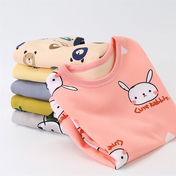 children's thermal underwear set kids cartoon clothes autumn winter warm plus velvet thickened trousers girls thermal pajama lj201216, Blue;red
children's thermal underwear set kids cartoon clothes autumn winter warm plus velvet thickened trousers girls thermal pajama lj201216, Blue;red