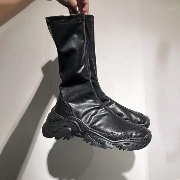 boots 2021 autumn winter black mid calf for woman designer luxury street wear harajuku kpop shoes1
boots 2021 autumn winter black mid calf for woman designer luxury street wear harajuku kpop shoes1
