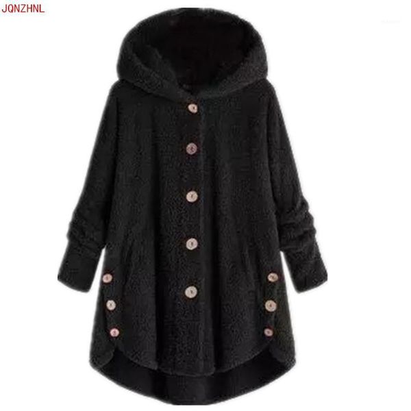 fashion double sided plush coat women warm button hooded jacket autumn winter outdoor casual women's fake fur loose coat as10781, Black;brown
fashion double sided plush coat women warm button hooded jacket autumn winter outdoor casual women's fake fur loose coat as10781, Black;brown