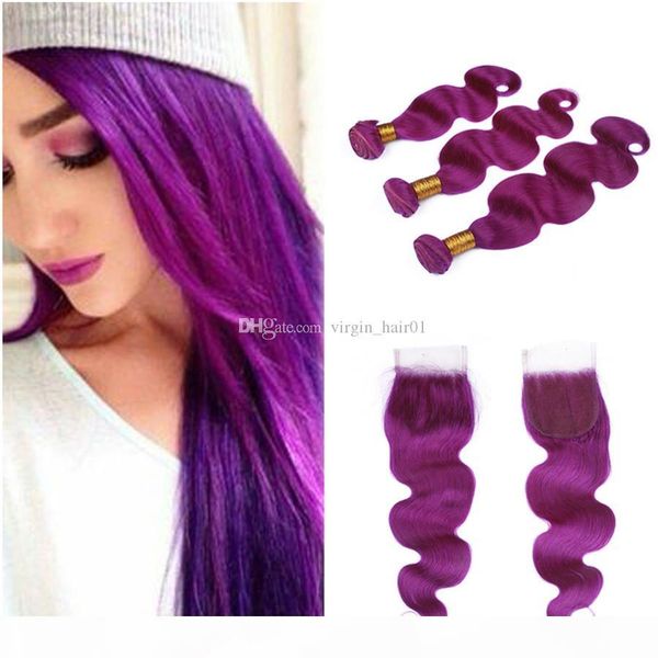 purple colored purple# virgin hair body wave 3 bundles with 4x4 lace closure purple body wave hair weaves extensions with lace closure, Black;brown
purple colored purple# virgin hair body wave 3 bundles with 4x4 lace closure purple body wave hair weaves extensions with lace closure, Black;brown
