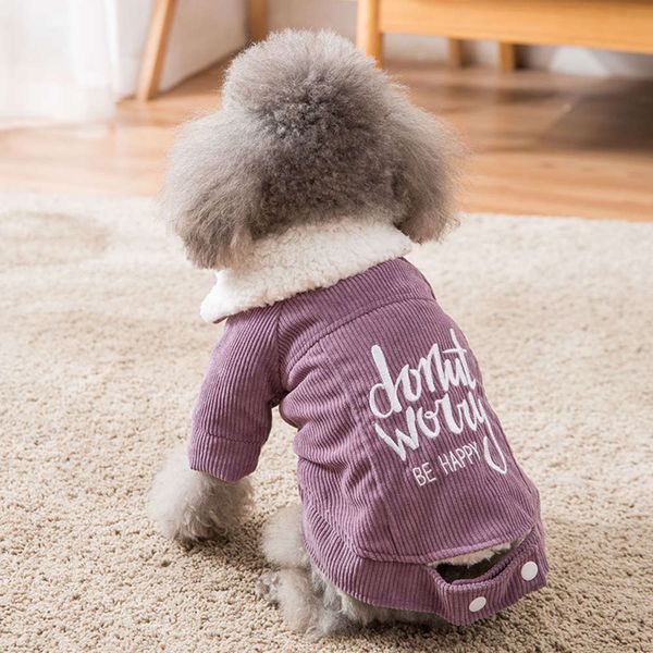 net red english embroidered cotton padded teddy bomei small dog autumn and winter thickened cat pet two feet cloth
net red english embroidered cotton padded teddy bomei small dog autumn and winter thickened cat pet two feet cloth