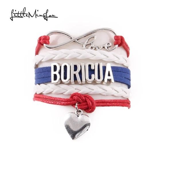 charm bracelets little minglou infinity love boricua bracelet heart leather wrap men & bangles for women jewelry, Golden;silver
charm bracelets little minglou infinity love boricua bracelet heart leather wrap men & bangles for women jewelry, Golden;silver