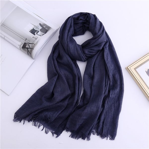 new arrived women scarf solid cotton scarves lady shawls and wraps big size pashmina female hijab warm winter scarf stoles y201007, Blue;gray
new arrived women scarf solid cotton scarves lady shawls and wraps big size pashmina female hijab warm winter scarf stoles y201007, Blue;gray