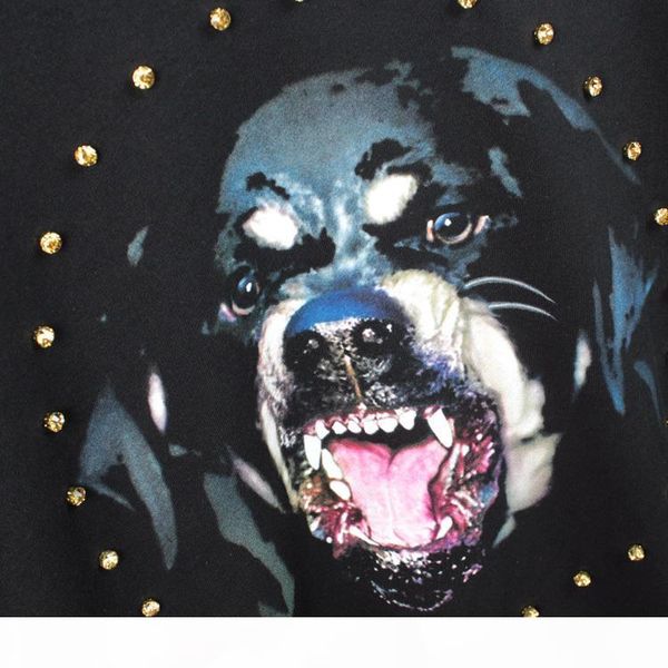 2016 autumn and winter women fleeve hoodies crystal diamond dog rottweiler women's men casual sweatshirt hoody, Black
2016 autumn and winter women fleeve hoodies crystal diamond dog rottweiler women's men casual sweatshirt hoody, Black