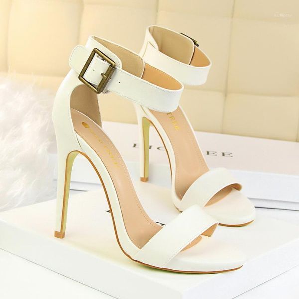 size 38 sandals women summer white slides high heels shoes buckle open toe stilettos1, Black
size 38 sandals women summer white slides high heels shoes buckle open toe stilettos1, Black