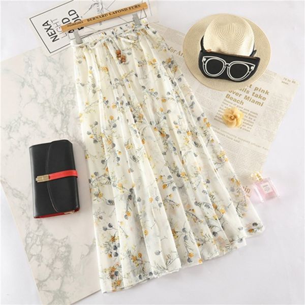 tigena floral print long maxi skirt women fashion 2020 summer high waist pleated skirt female boho holiday chiffon skirt sun q1209, Black
tigena floral print long maxi skirt women fashion 2020 summer high waist pleated skirt female boho holiday chiffon skirt sun q1209, Black
