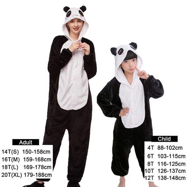 women and men panda pajamas kigurumi unicornio pijamas rainbow unicorn onesie family sleeping wears unicorn kigurumi kids y200704, Blue;red
women and men panda pajamas kigurumi unicornio pijamas rainbow unicorn onesie family sleeping wears unicorn kigurumi kids y200704, Blue;red