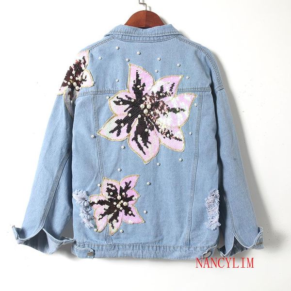 harajuk heavy beaded sequined petal denim jacket women 2020 spring autumn new jean coats ladies leisuer cowboy jackets students, Black;brown
harajuk heavy beaded sequined petal denim jacket women 2020 spring autumn new jean coats ladies leisuer cowboy jackets students, Black;brown