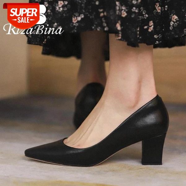 rizabina women high heel shoes genuine leather thick heel woman shoes fashion simple party woman size 34-39 #eo46
rizabina women high heel shoes genuine leather thick heel woman shoes fashion simple party woman size 34-39 #eo46