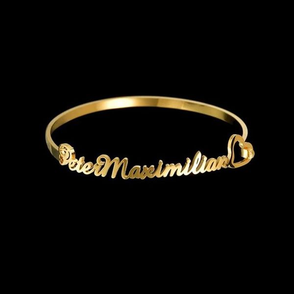 bangle classic customize nameplate name letters bracelet personalize custom bangles jewelry women men rose gold stainless steel, Black
bangle classic customize nameplate name letters bracelet personalize custom bangles jewelry women men rose gold stainless steel, Black