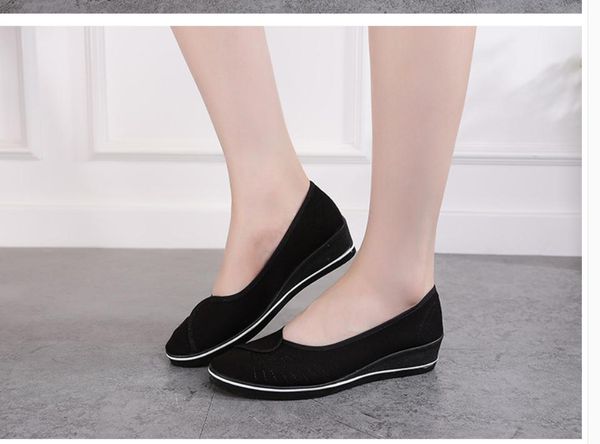 2021 spring and autumn with new style fashion slope heel round head women's shoes@qoc2025, Black
2021 spring and autumn with new style fashion slope heel round head women's shoes@qoc2025, Black