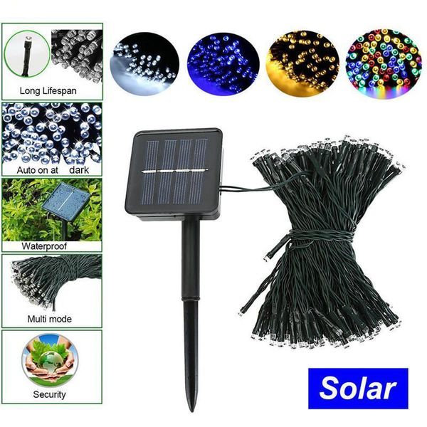 led 12m 100led christmas tree lighting waterproof patio string lights solar garland garden light dhe2199 
led 12m 100led christmas tree lighting waterproof patio string lights solar garland garden light dhe2199
