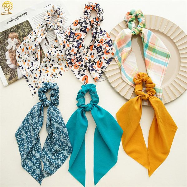 fashion leopard print bow satin long ribbon rubber band flower large ponytail hairband scrunchies women hair ornament head ropes, Slivery;white
fashion leopard print bow satin long ribbon rubber band flower large ponytail hairband scrunchies women hair ornament head ropes, Slivery;white