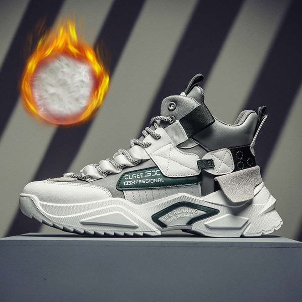 autumn and winter new men's trend leisure sports high plush warm cotton running basketball shox boost shoes for men, White;red
autumn and winter new men's trend leisure sports high plush warm cotton running basketball shox boost shoes for men, White;red